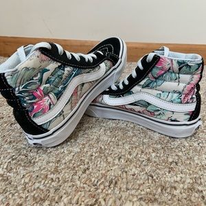 Custom Sk8-Hi Floral Vans